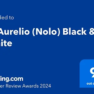 Nolo Black White & Coral Mediolan